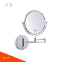 hot sales good quality 304 stainless steel bathroom wall mounted makeup mirror