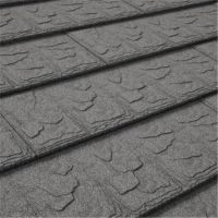 Slate Design Stone Coated Metal Shingles Roof Tile