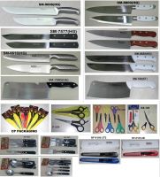 kitchen knives and scissors