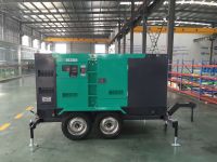 mobile diesel generator 70kva with trailer, with lovol engine model 1004TG, 50hz/60hz.