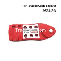 Fish-shaped Cable Lockout