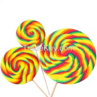 Rotating Colorful Lollipop Candy