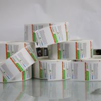 Adhesive Barcode Sticker Roll Labels Direct Thermal Paper Label