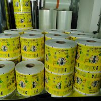 Colorful Printing Plastic bags Packaging Film For Food Automatic packing bag