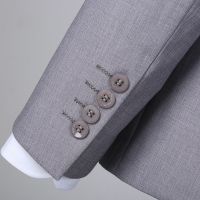 A Suit Slim Suit For Men Light Grey Business Suit Formal Work Clothes Business Casual Bridegroom Wedding Dress Fall