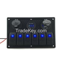 Hot Sale Led Rocker Switch Panel For 12v 24v Car Boat Marine