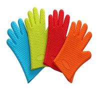 Food grade heat resistant silicone BBQ gloves
