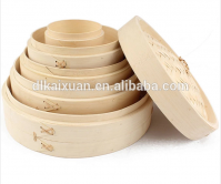Wholesale dim sum bamboo disposable steamed bun steamer