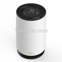 air filter uvc lamp desktop round compact air purifier for home room