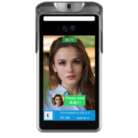 8 inch wall mounted face recognition and temperature measuring machine