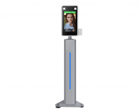Column 8-inch face recognition, temperature measurement and access control machine