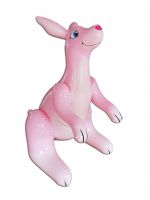 2020 New design animal shape inflatable kangaroo for kids playing 