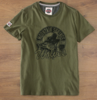 Men's 100%cotton printed T-shirt
