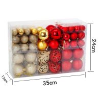 100 pcs Christmas Ball Gift Box Christmas Tree Ornaments with 3-6cm Lg