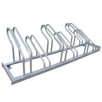 Hot dip galvanized metal steel bike rack floor bicycle stand