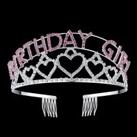 Crystal birthday girl tiara