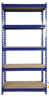 5 level Blue storage shelf