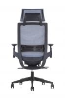 Executive Leather Ergonomic Adjustable Armrest Ergonmic Premium Excutive White Office Chair 