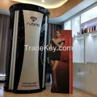 Stanad up bronzer tanning booth with collagen light for commercial use