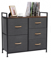 storage cabinet with 5  fabric drawers
