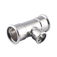 Manufacturer Supply Stainless Steel Pressing Pipe Fittings Reducing Diameter Tee