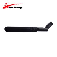 High Frequency rubber duck 5DB 2.4G wifi wireless antenna with SMA connector 2400~2483.5MHz/5.15~5.85GHz