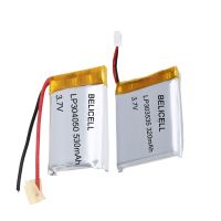 Customize dimension Small Size Lipo Battery Lp304050 530mAh 3.7V lithium ion batteries for bluetooth