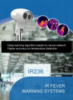 Human body temperature measurement system in large airport, railway station and hospital Infrared thermal imager