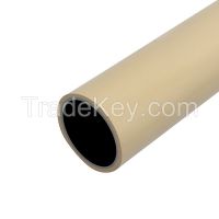 Alibaba hot selling ivory PE lean tube DIY diameter 28mm ABS ESD coate