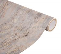 Opaque Waterproof High Gloss Marble Pattern Pvc Vinyl Film For Wrapping Aluminum Profile Skirting