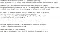 small batch one-stop processing manufacturer custom high pricision CNC milling turning drilling aluminum