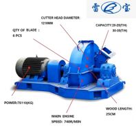 35t/h Wood Chipper For Pulp Production Factory