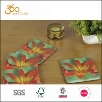 Wooden Waterproofing Mdf Cork Placemats And Coasters/ Heating Resist Cork Placemats And Coasters 	
