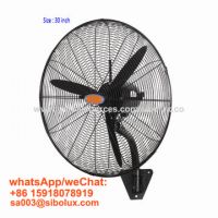 26inch 30 inch electric industrial wall fan/30" metal industrial wall oscillating fan with 3 speeds setting/Ventilador de pared