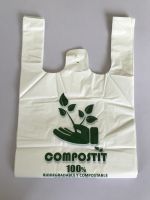 100% Biodegradable T-shirt Plastic Bags