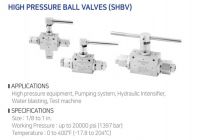 Fitting & Valve (High Pressure Ball Valves)