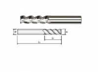 Carbide Coated Endmill for Aluminum