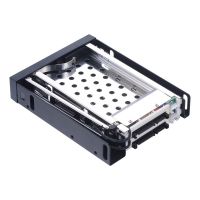Unestech Dual Bay 2.5"SATA Aluminum Hard Drive case tray SSD  HDD enclosure to 3.5" PC floppy  bay