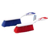 Indoor cleaning brush soft bed brush with long stainless steel handle