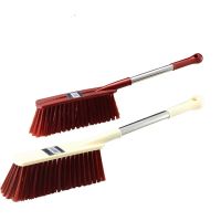 Indoor cleaning brush soft bed brush with long stainless steel handle