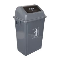 Pedal trash can plastic industrial large environmental trash can  rubbish bin