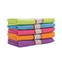 Soft Microfiber Cleaning Towel Absorbable Glass Kitchen Cleaning Cloth Table Window Car Dish Towel Rag Household