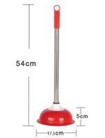 Cleaning tool toilet plunger with soft suction Wooden Handle toilet suction