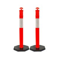 110cm Traffic Delineator Road Safety Channelizer Plastic Warning Post