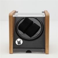 Simple bamboo watch winder box for automatic watch made in china factory