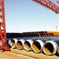 610mm bevelled end SCH20 HSAW carbon steel pipe