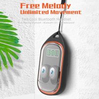 Key Chain TWS Wireless Earphone With LED Display