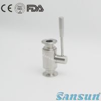 sanitary stainless steel ball  valve
