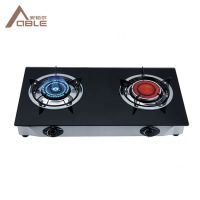 Glass Cooktop Gas Cooker Cooktop Part Glass Double Burner Gas Stove Infrared Burner