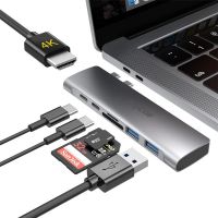 Raycue 7 In 2 Macbook Pro Type C Hub With 4k Hdmi, Thunderbolt 3